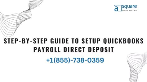 Ppt Step By Step Guide To Setup Quickbooks Payroll Direct Deposit Powerpoint Presentation Id