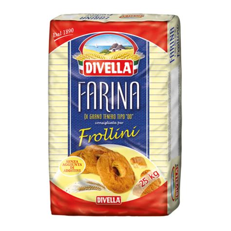 Flour Type 00 For Frollini Biscuits 25 Kg Divella