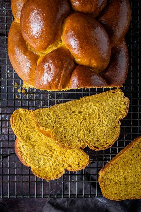 Vegan Pumpkin Challah Bread Domestic Gothess