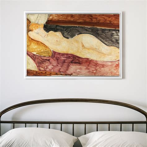 Amedeo Modigliani Reclining Nude Naked Girl On The Bed Canvas Print Canvas Art Canvas Wall Art