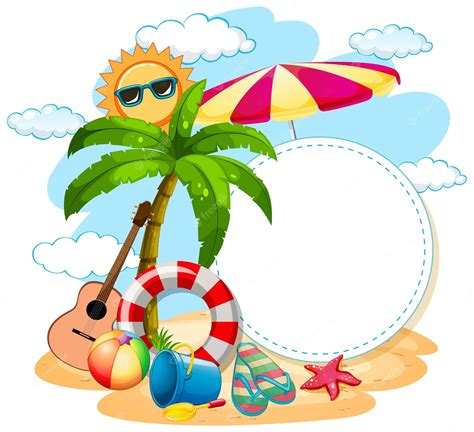 Beach Banner Clipart Clip Art Library Clip Art Library