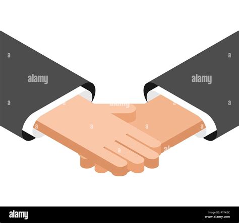 Partnership Business Agreement Handshake Conclusion Of Agreement