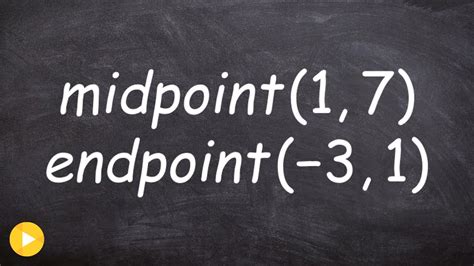 How To Find Endpoint Formula