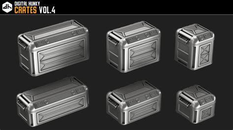 Artstation Crates Pack Vol1 Resources Crates Portfolio Design