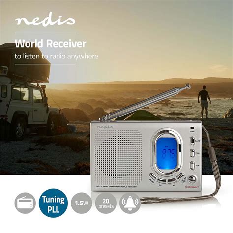 Nedis Wereldradio Draagbaar Model Am Fm Sw Batterij Gevoed