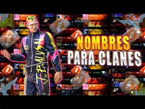 Los Mejores Nombres Para Clanes De Free Fire Invita Y Disfruta