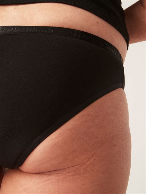 Modibodi Classic Bikini Moderate Heavy Black Xs Stk Menstruasjon Og Pms Farmasiet No