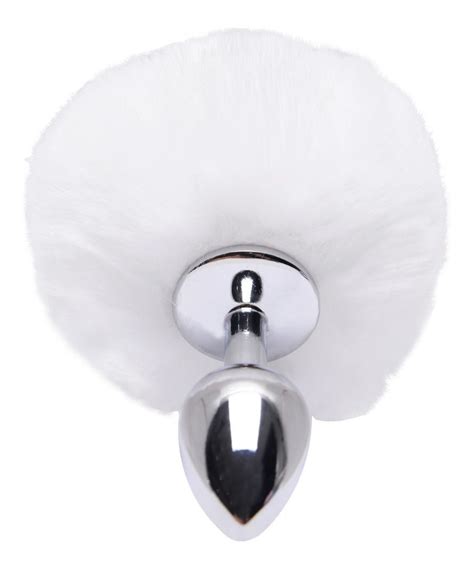 Plug Anal Inox Luxo Base De Pompom Rabinho Coelho Fantasia MercadoLivre