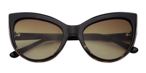 Susanna Cat Eye Tortoise Sunglasses Vooglam