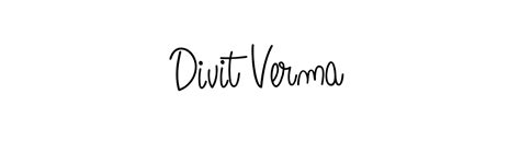 71+ Divit Verma Name Signature Style Ideas | First-Class Autograph
