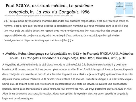 La Colonisation Du Congo Par La Belgique