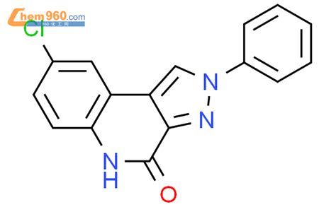 8 chloro 2 phenyl 5H pyrazolo 3 4 c quinolin 4 oneCAS号204511 46 6