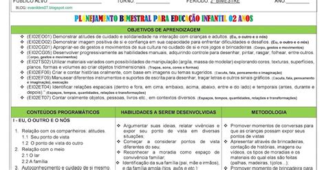 Planejamento Bimestral 1 Ano Alfabetização De Acordo Com A Bncc