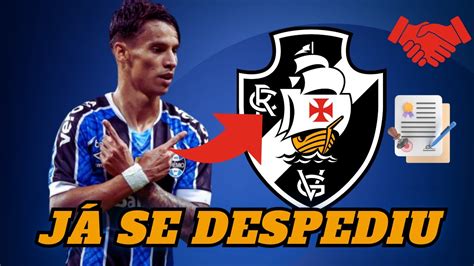 QUE TREMENDA BOMBA JÁ É DO VASCAO NOTICIAS DO VASCO HOJE YouTube