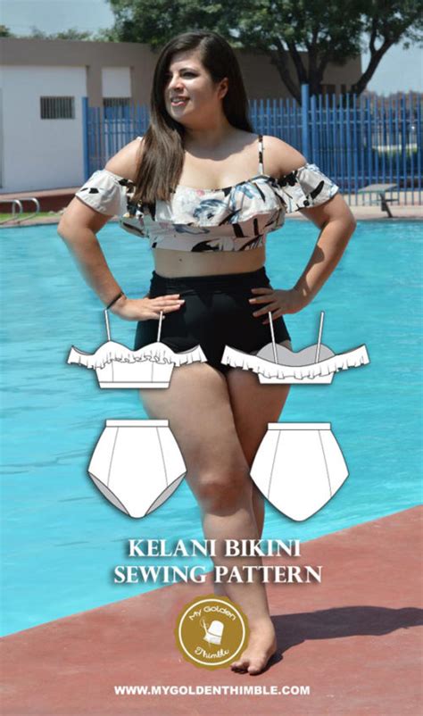 Kelani High Waisted Bikini My Golden Thimble