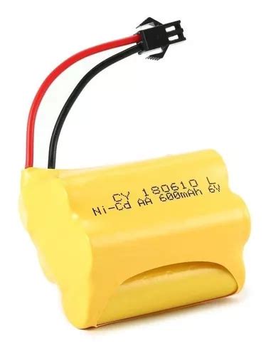 Bateria 6v Aa 600mah Para Carrinho Rc Smp02 Ni Cd Mercadolivre