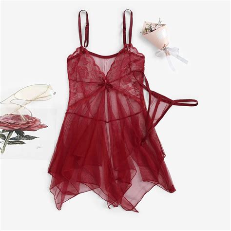 Plus Size Women S Exotic Lingerie Sets Lace Fluoroscopy Beauty Tulle Elegant Sexy Lingerie