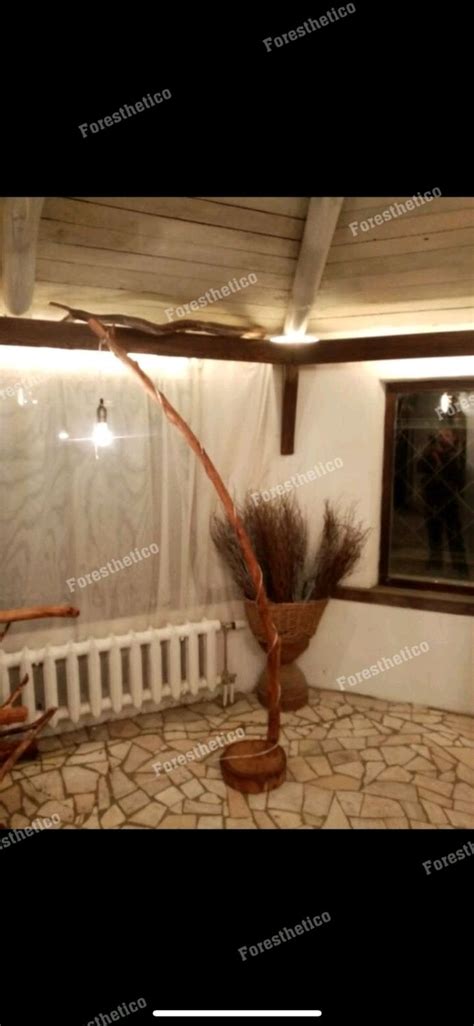 Торшер светильник из дерева ветви бра люстра пень светящийся ночник в ...