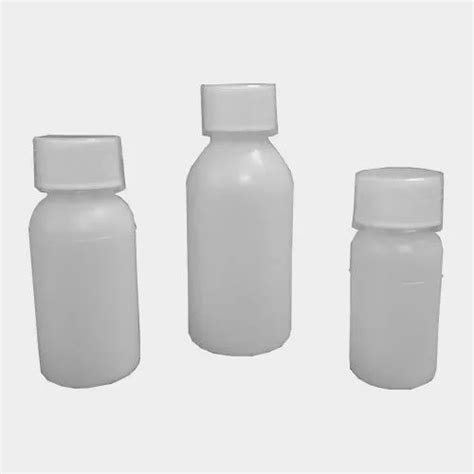 Dhyey Plastic White Pharmaceutical Pill HDPE Bottle Size 50 Ml Screw