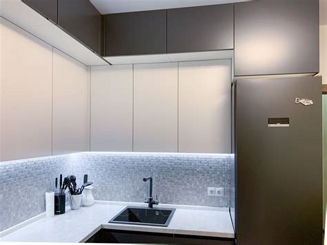 Антресольная кухня угловая белая (45 фото) - красивые картинки и HD фото