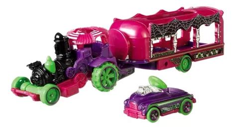Hot Wheels Trem Circo Car Nival Super Rigs Locomotiva Miniat