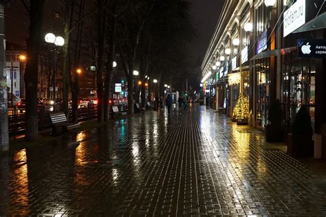 Ночь Улица Фонарь Аптекаnight The Street Lamp Pha Flickr