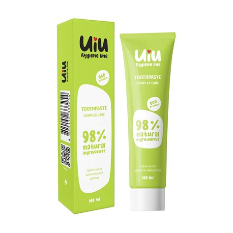 Гигиеническая зубная паста UIU Комплексный уход, 100 мл - купить на EVA ...