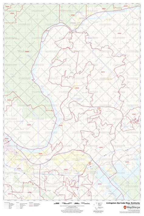 Livingston Zip Code Map Kentucky Livingston County Zip Codes