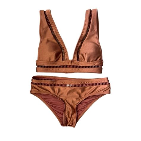 Zimmermann Swim Zimmermann Bonita Ladder Cutout Bikini 2 Piece Set