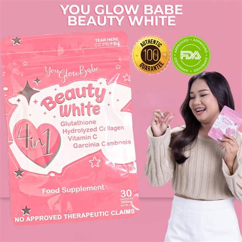 Authentic You Glow Babe Collagen Glutathione Beauty White Capsule Capsules Lazada Ph