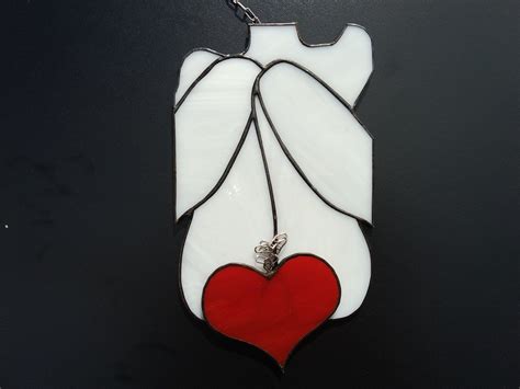 Nude Girl Naked Woman Hanging Glass Decoration Vagina Vulva Pussy Red Heart Unusual