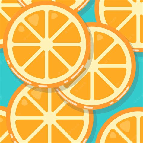 Premium Vector Fresh Orange Slices Minimal Flat Style Modern Vector