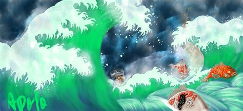 Ocean Monsters Ships Anime