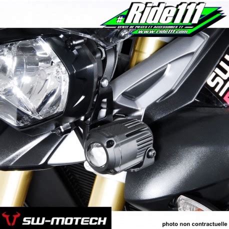 Support Pour Feux Additionnels Sw Motech Triumph Tiger