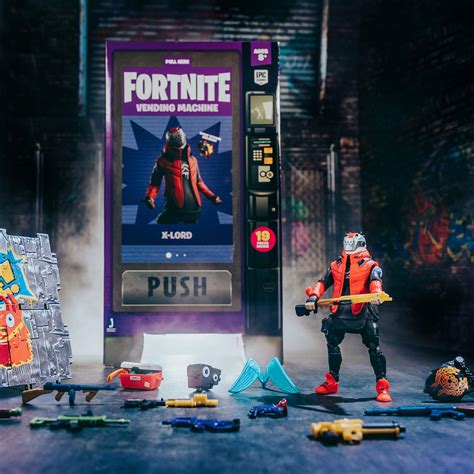 Mua Fortnite Vending Machine, Features 4 Inch X-Lord Action Figure