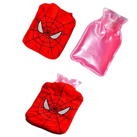 6508 Spiderman Small Hot Water Bag With Cover For Pain Relief Neck Shoulder Pain And Hand