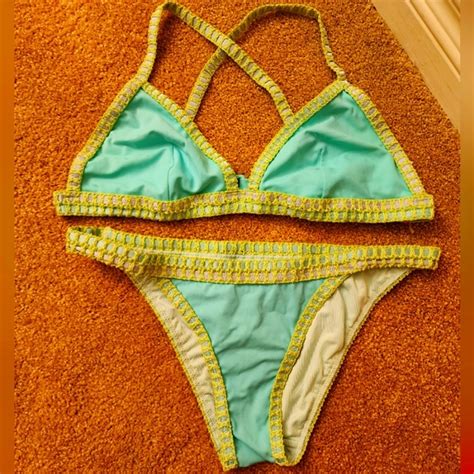 Victoria S Secret Swim Nwot Victorias Secret Crochet Bikini Poshmark