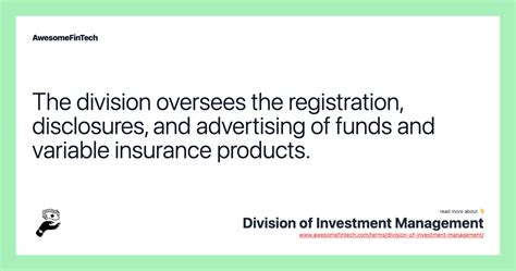 division  investment management awesomefintech blog