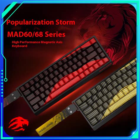 Jual Madlions Mad He Magnetic Switch Keyboard Hot Swap Wired Gaming Keyboard Rapid Trigger