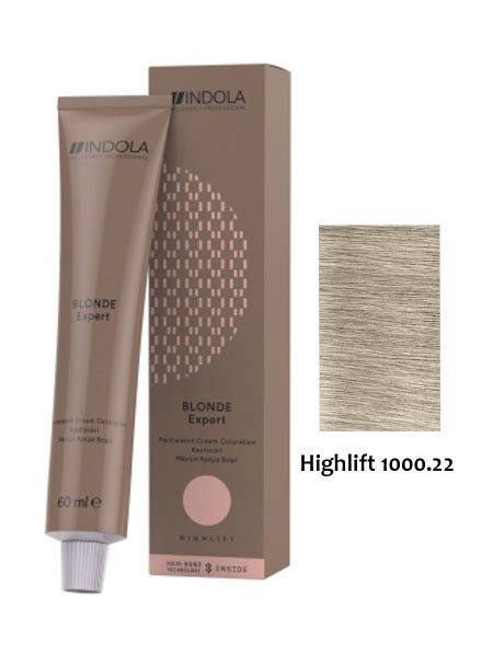 Indola Be Highlift Blonde Expert Highlift 1000 22 Краска для волос 60 мл купить на OZON по