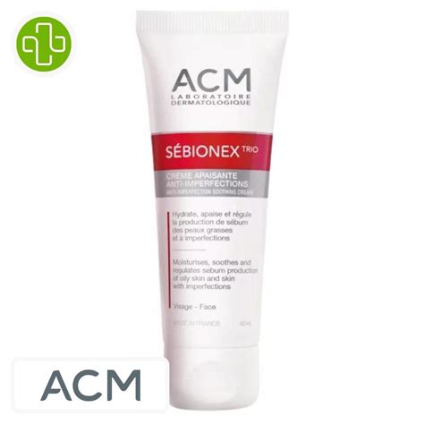 ACM Sébionex Trio Crème Apaisante Anti Imperfections 40ml Maroc