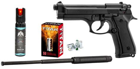 Pistolet Kimar Auto Bronz Cal Mm Pa M X Pack Anti Agression