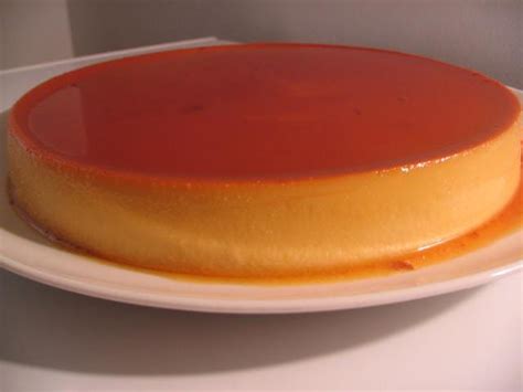 Flan Casero Con Queso Doble Crema Con Sal Y Azucar