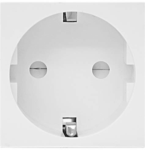 Розетка 2К+З нем.ст., в/заж., с з/ш, бел. (45х45мм), Donel, DF6W ...