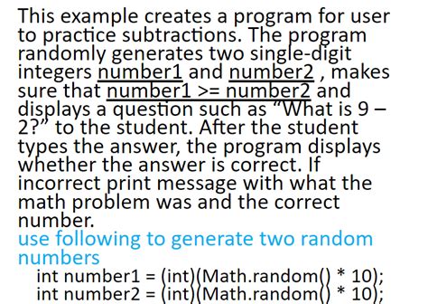 Solved Example Creates Program User Randomly Generates Two Single D Git Integers Number1