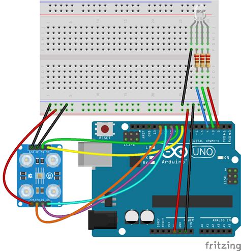 Tcs230 Sensor Color Recognition W Arduino Calibration Code Included