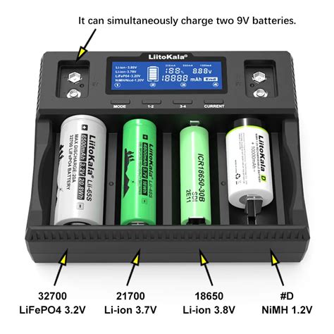 Liitokala Lii D Xl Battery Charger For Nimh Cd V D Sc C Aa Aaa And