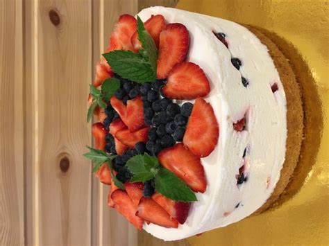 Творожно-сливочный торт