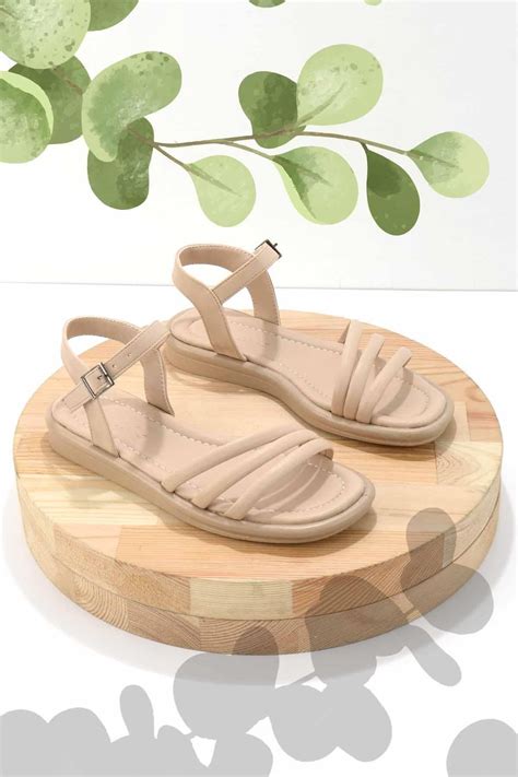 Bambi Nude Kadın Sandalet K05257010909 Fiyatı Yorumları Trendyol
