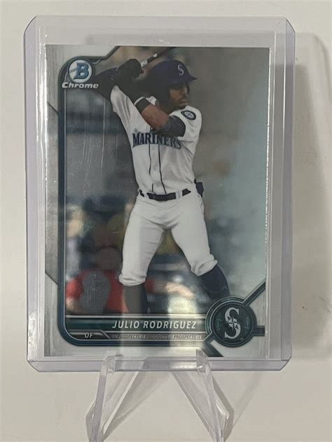 Bowman Chrome Julio Rodriguez Seattle Mariners Roty Bcp